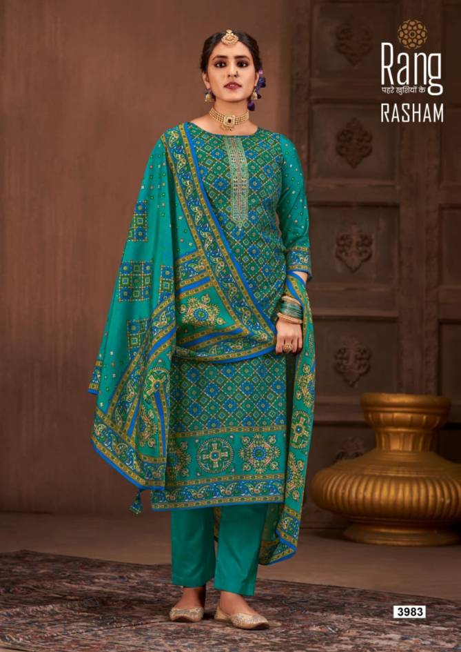 Rang Rasham Designer Printed Dress Material Catalog
